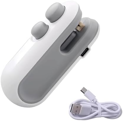 2-in-1 Heat Sealer with Cutter Portable Mini Sealing Machine