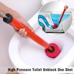 High pressure toilet cleaner